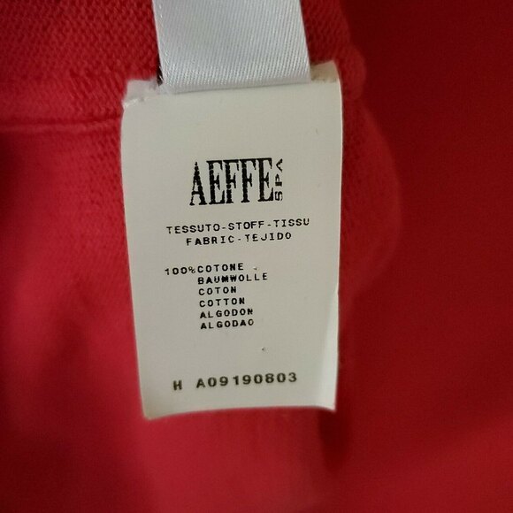 Moschino Cheap And Chic Knit Crochet Open Cropped Cardigan Women Medium Red/Pink - Picture 9 of 12